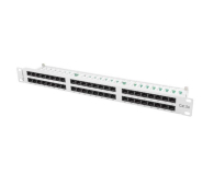 LANBERG Patch Panel 48 Port 1U Kat.5E szary PPU5-1048-S - 457255 - zdjęcie 4